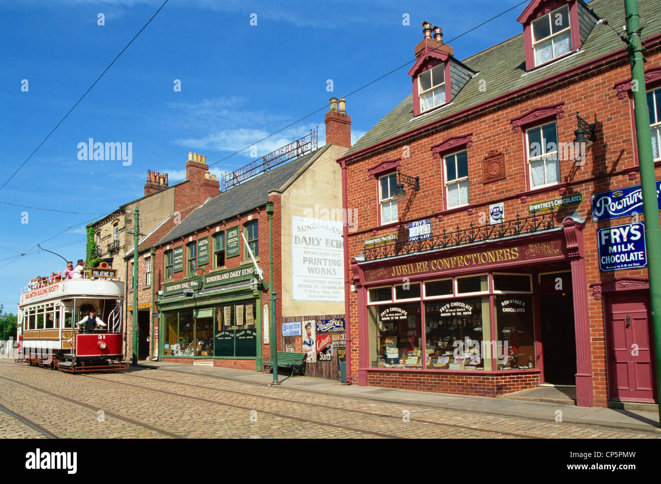 England, Durham, Beamish Open Air Museum Stock Photo - Alamy