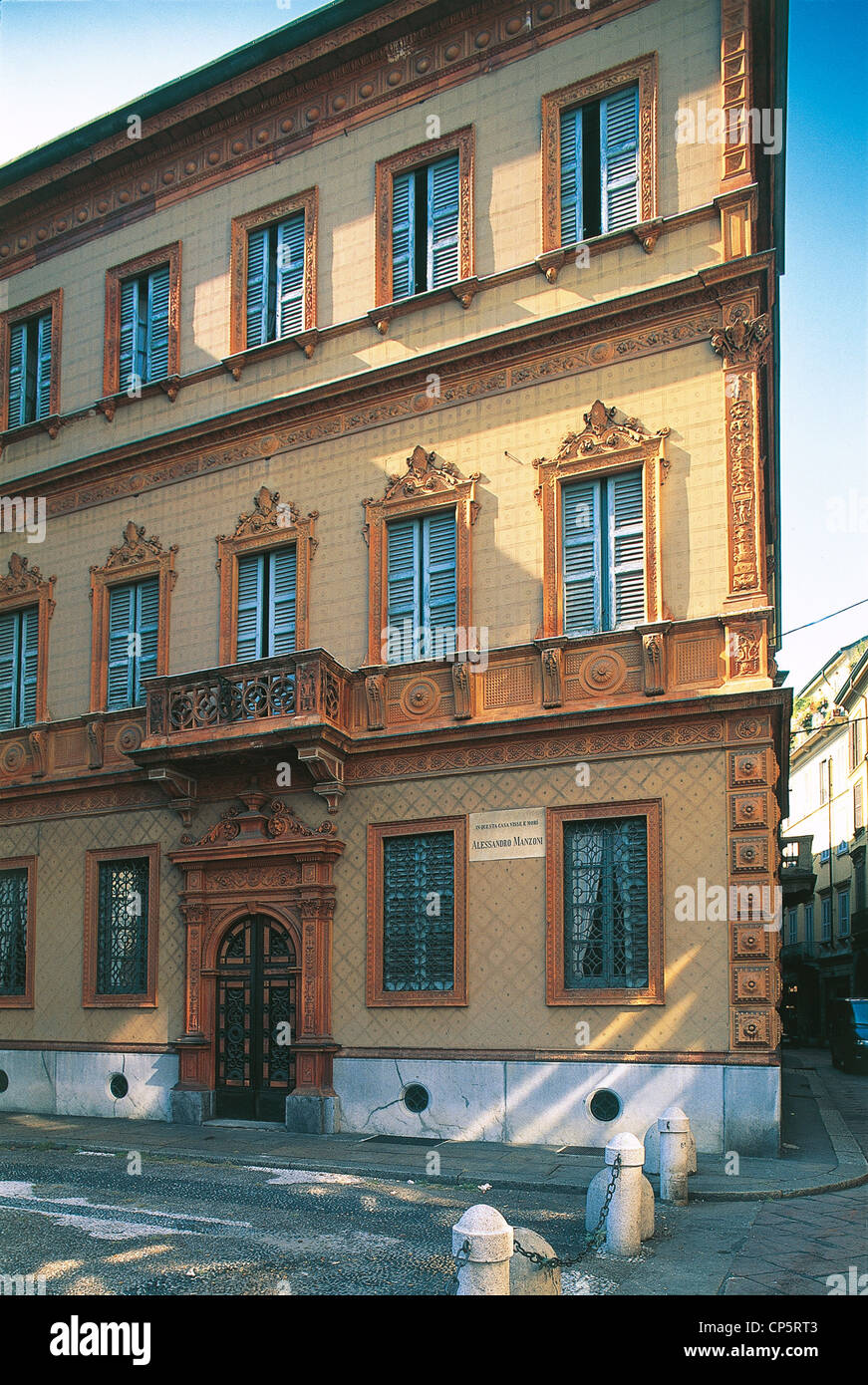Lombardy Milan. Alessandro Manzoni's house, home of Manzoni Museum