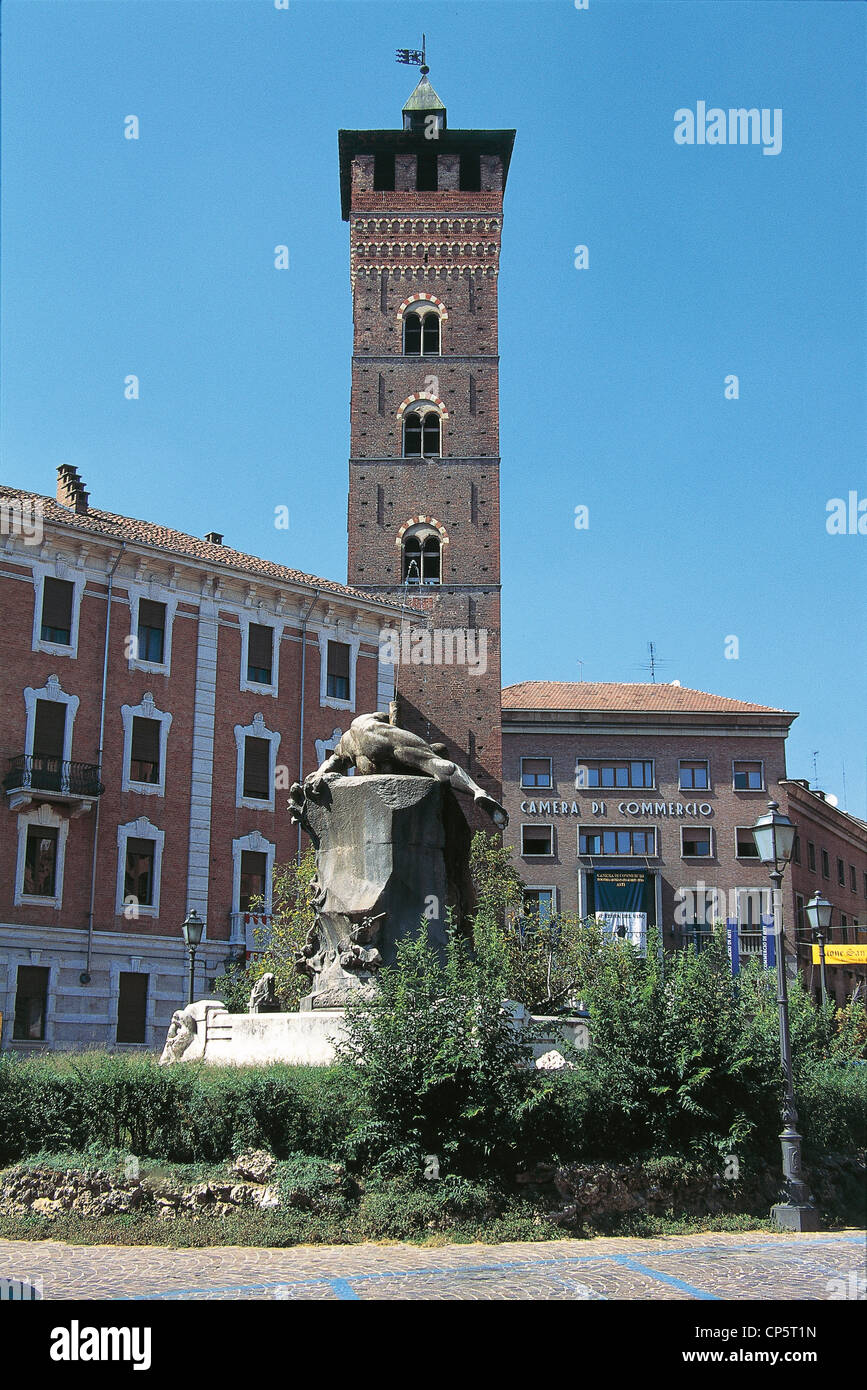Asti Piemonte Torre Troyan Stock Photo - Alamy