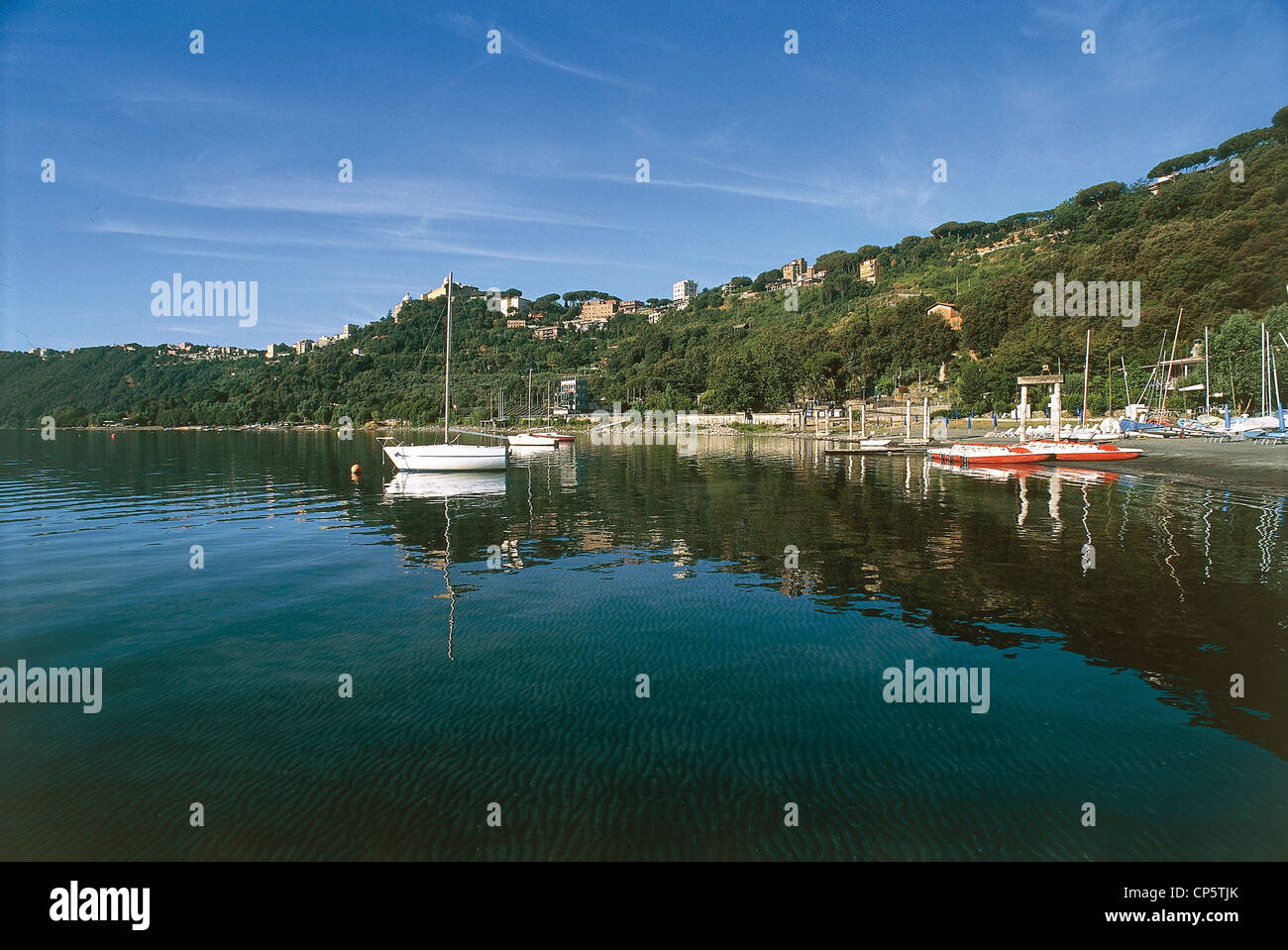 Lazio - Lazio Albano (Rome). Lake Albano Stock Photo - Alamy