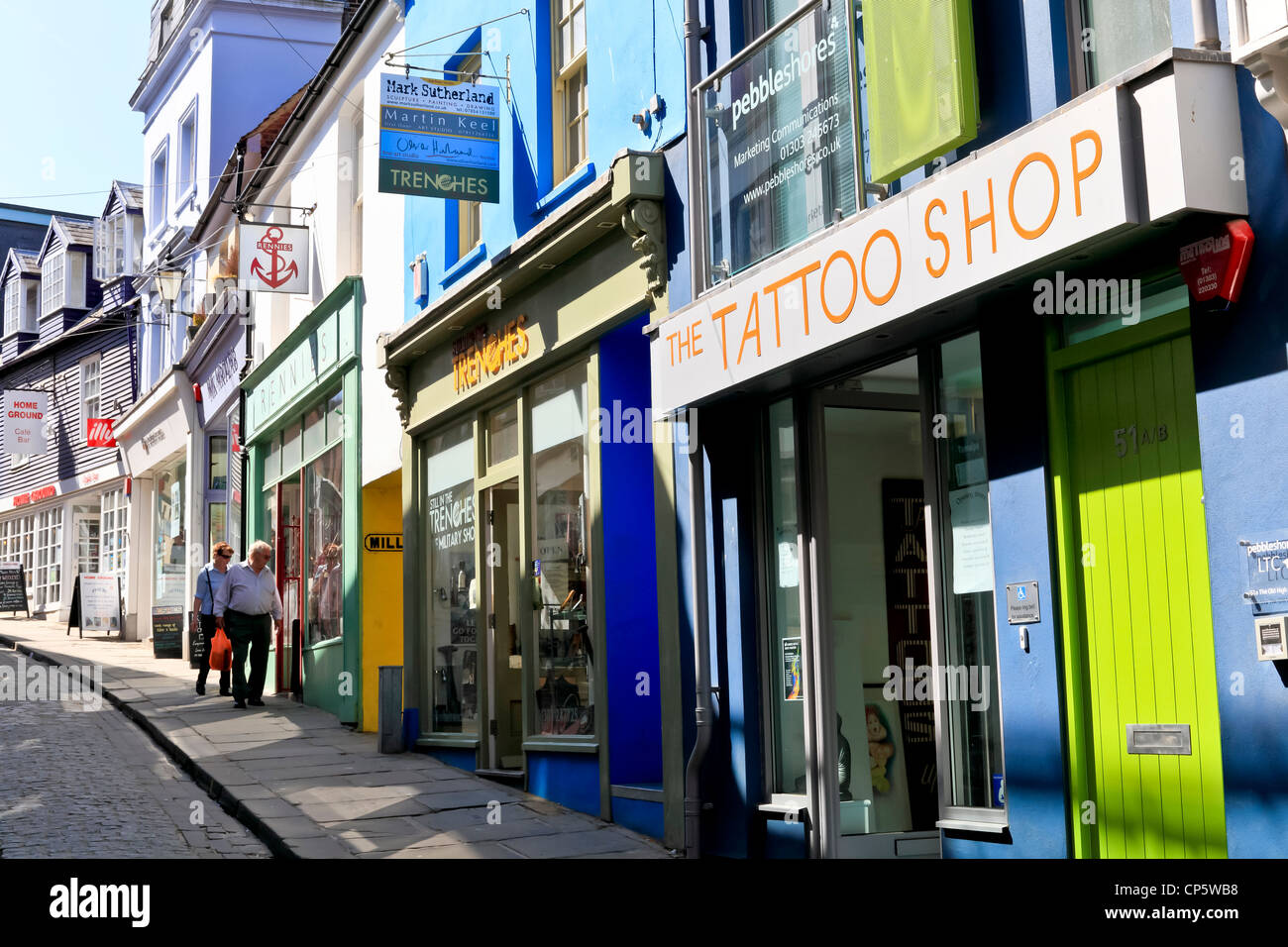 3817. Old High Street, Folkestone, Kent, UK Stock Photo Alamy