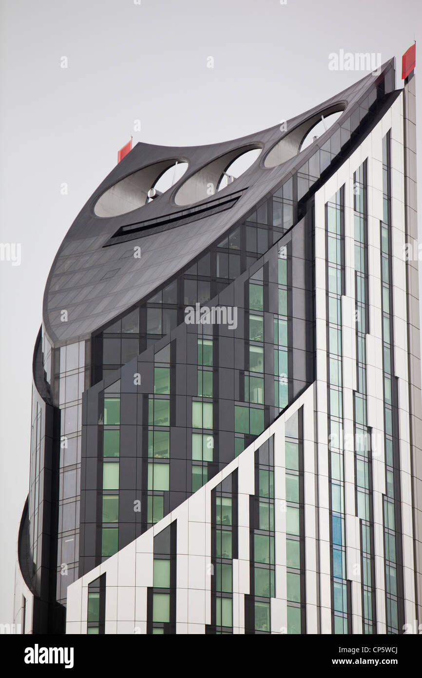 The strata building in the elephant and Castle, London, whose wind ...