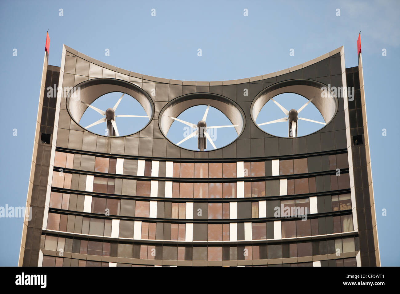 The strata building in the elephant and Castle, London, whose wind ...