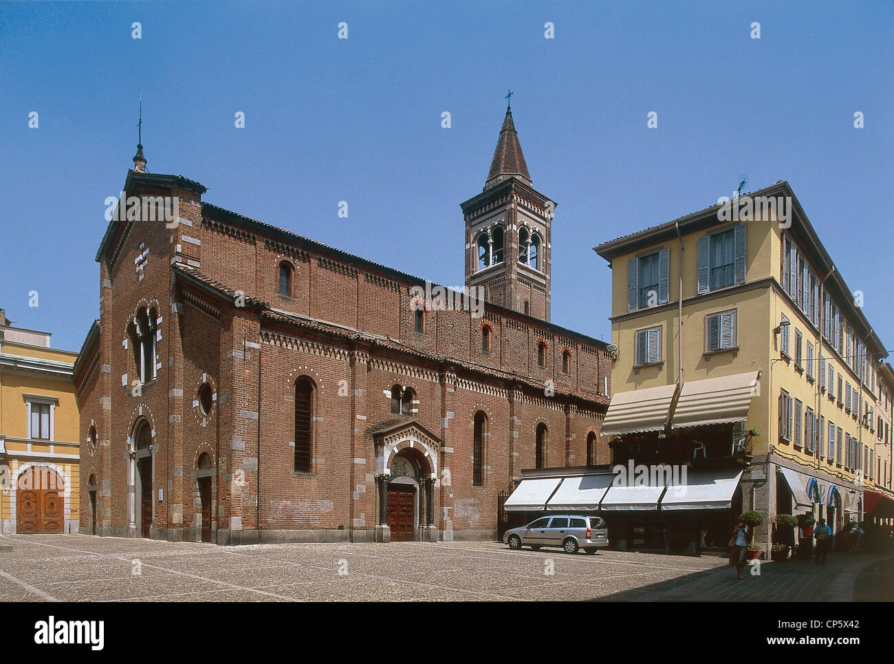 Lombardia - Monza. The Church of St. Peter Martyr, XIV century. Stock Photo