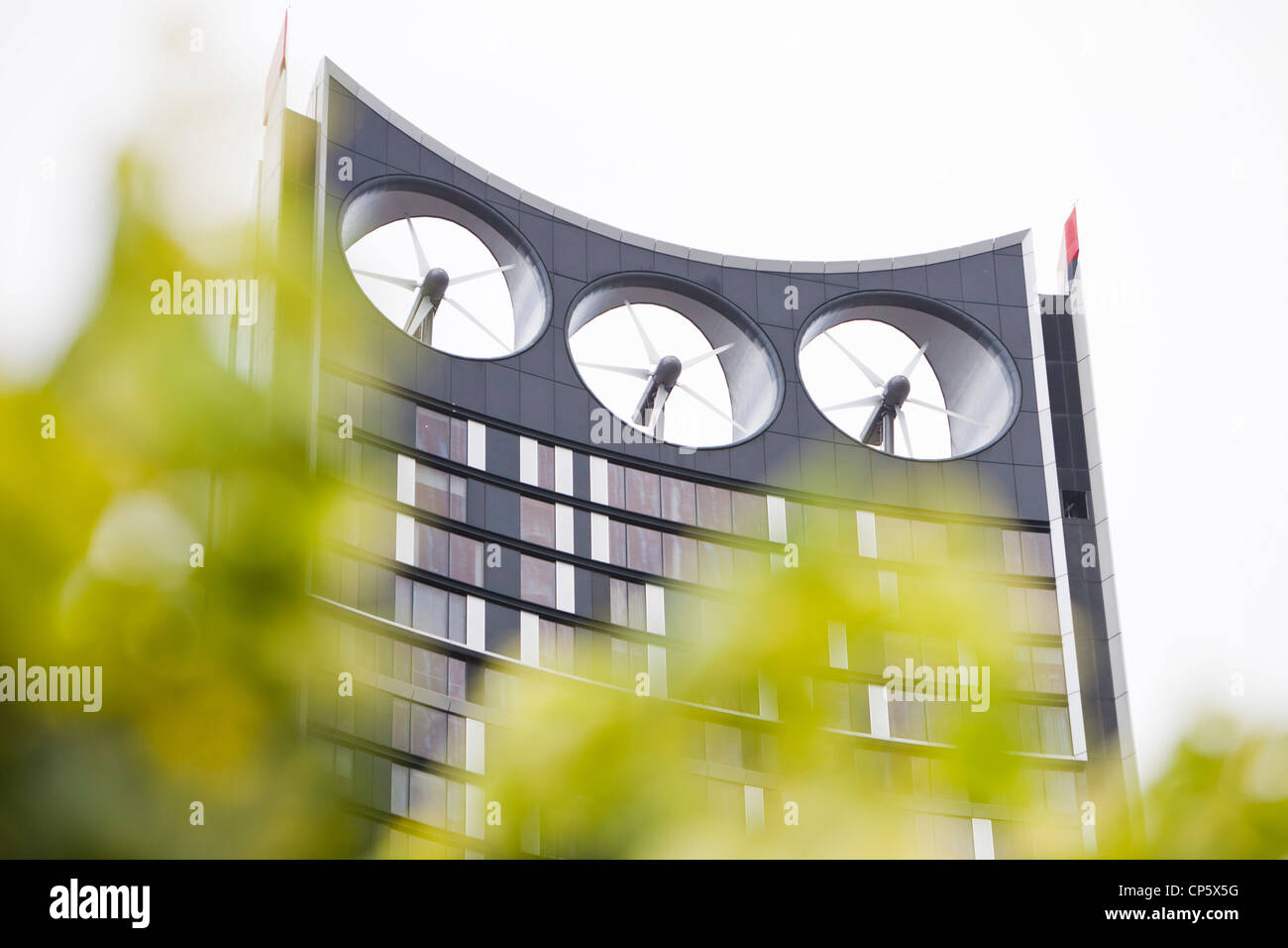 The strata building in the elephant and Castle, London, whose wind ...