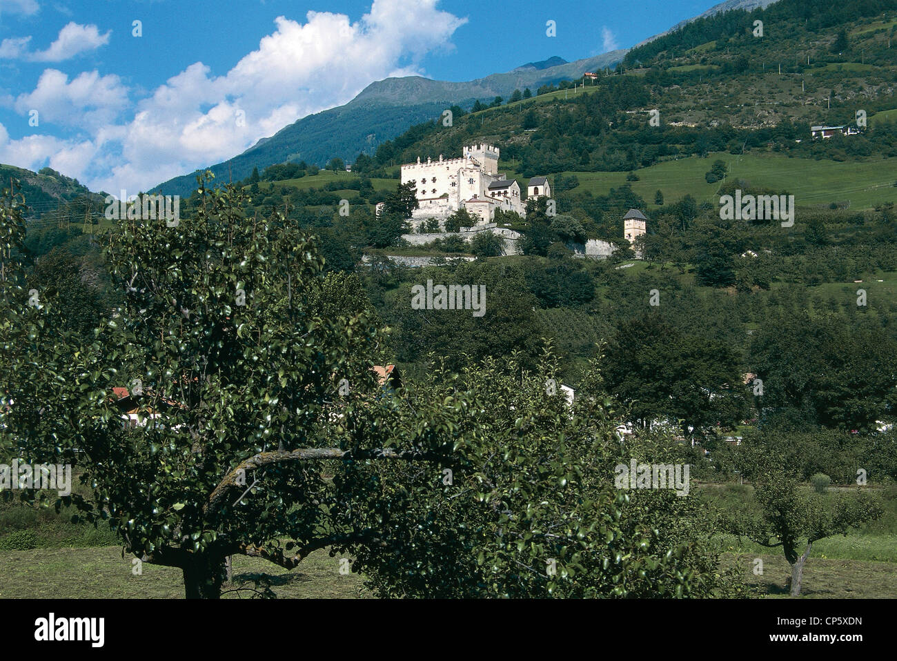 Trentino-South Tyrol - Vinschgau - Sluderno (BZ), Churburg Stock Photo