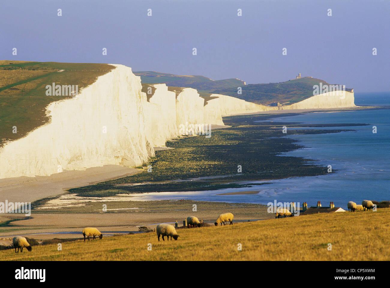 England, Sussex, Seven Sisters Stock Photo