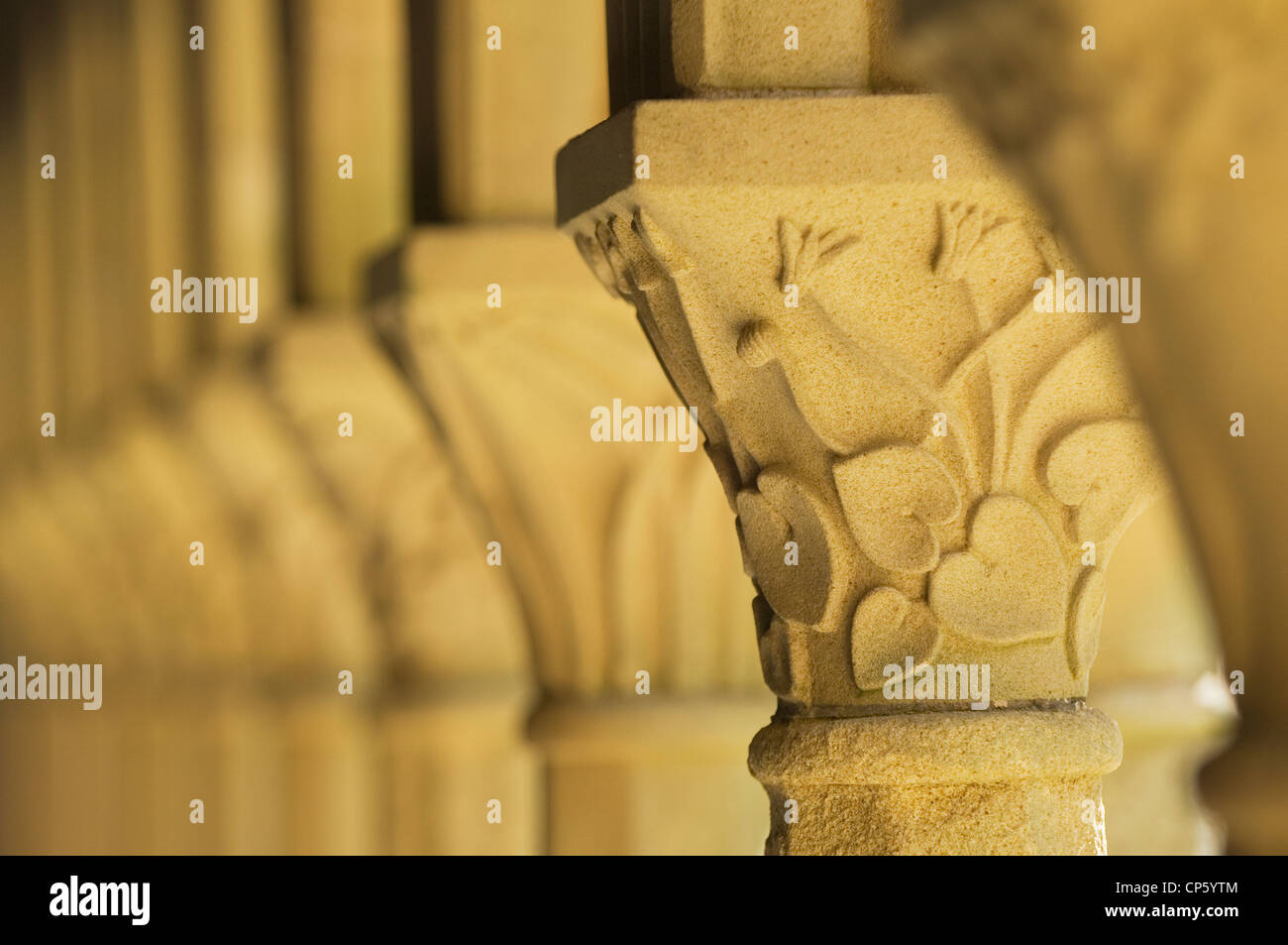 The Cloisters in the Abbey on the island of Iona, Argyll, Scotland