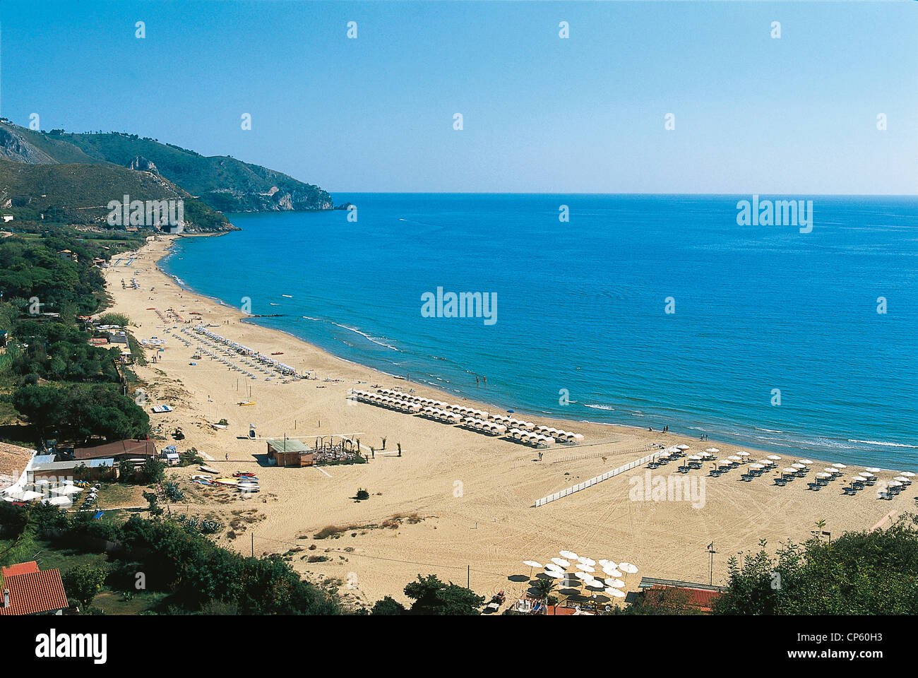 Lazio Sperlonga Beach Stock Photo