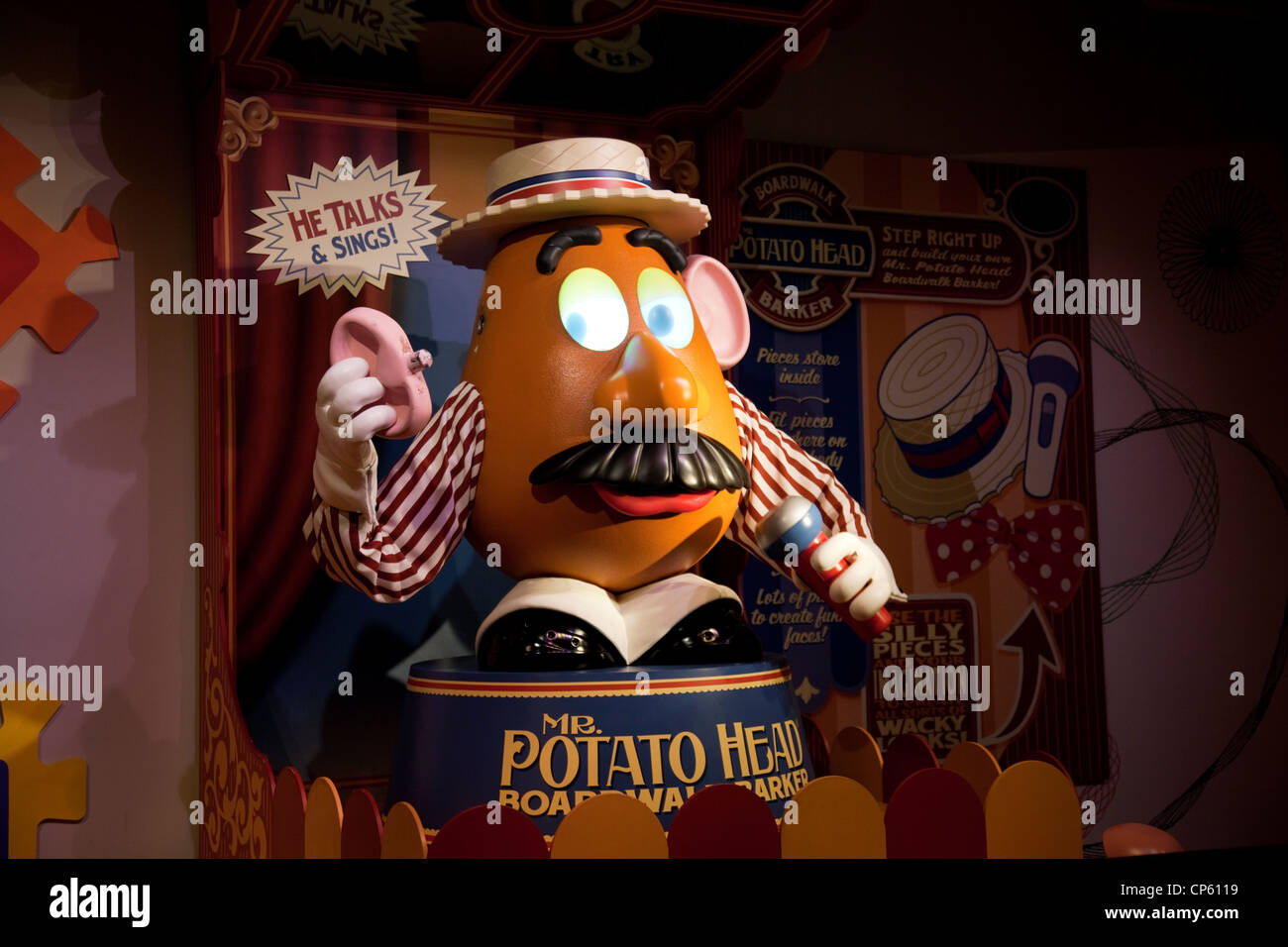 Mr Potatoe Head at Disney's Hollywood Studios Stock Photo