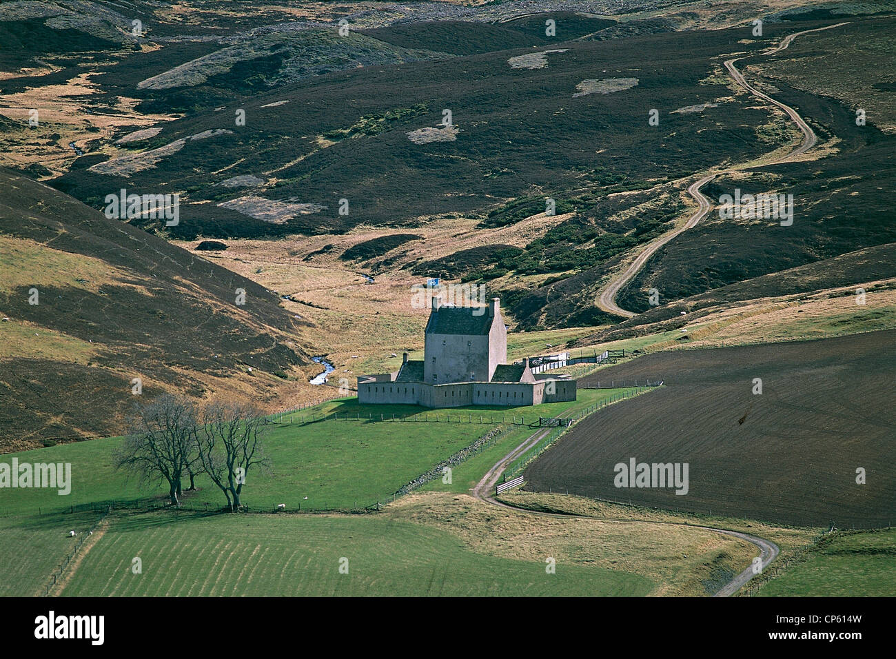 United Kingdom - Scotland - Highlands. Corgaff Castle, 1537 Stock Photo