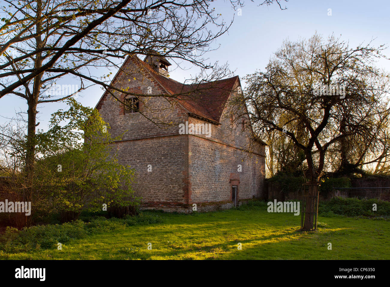 Exterior of 17th century dovecote, 2nd largest in England at Culham Manor Oxfordshire. Stock Photo