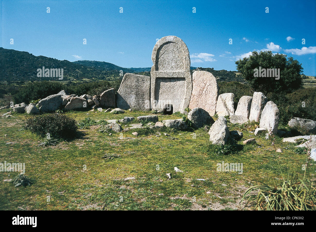 Sardinia Thome Tombs Of The Giants ' Stock Photo Alamy