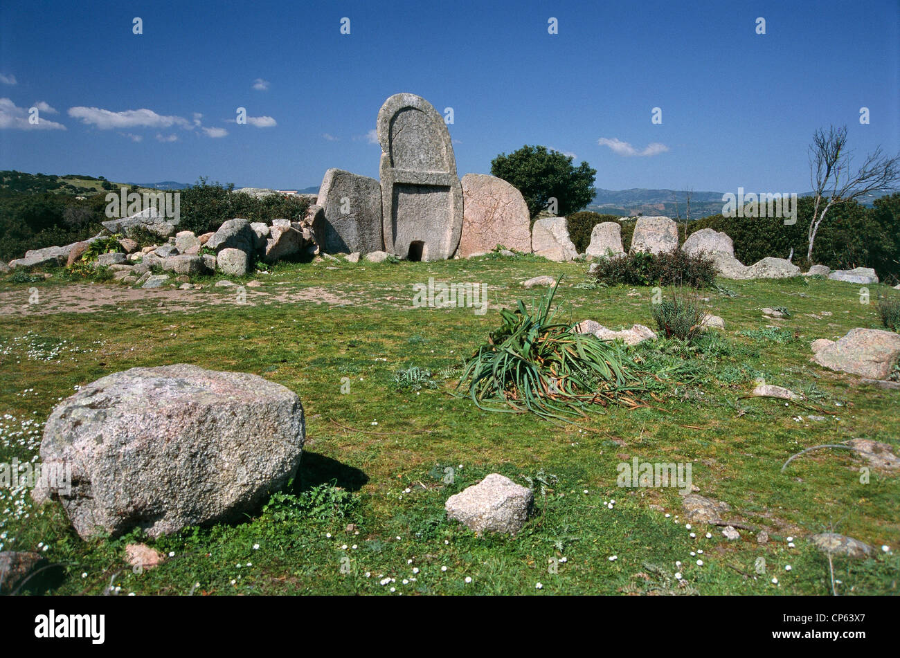 Sardinia Thome Tombs Of The Giants ' Stock Photo Alamy