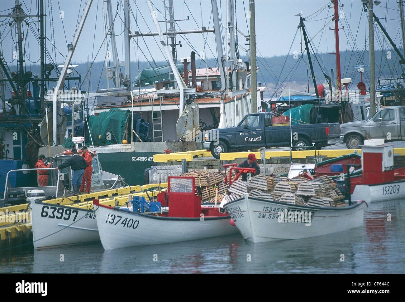 Canada Newfoundland Port au Choix. The port Stock Photo Alamy