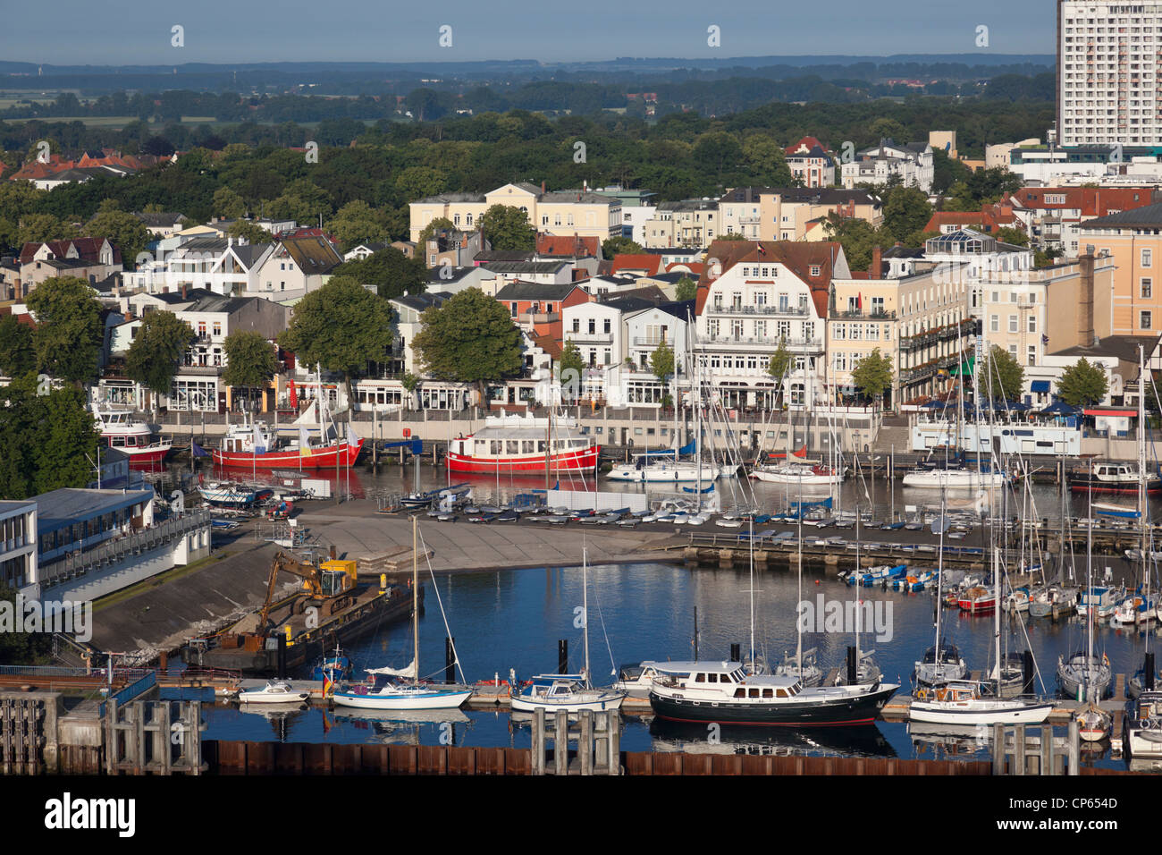 Germany, Rostock, View of old town Stock Photo - Alamy