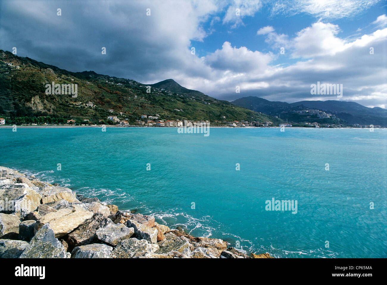 Marina Coast Calabria Cetraro Stock Photo - Alamy