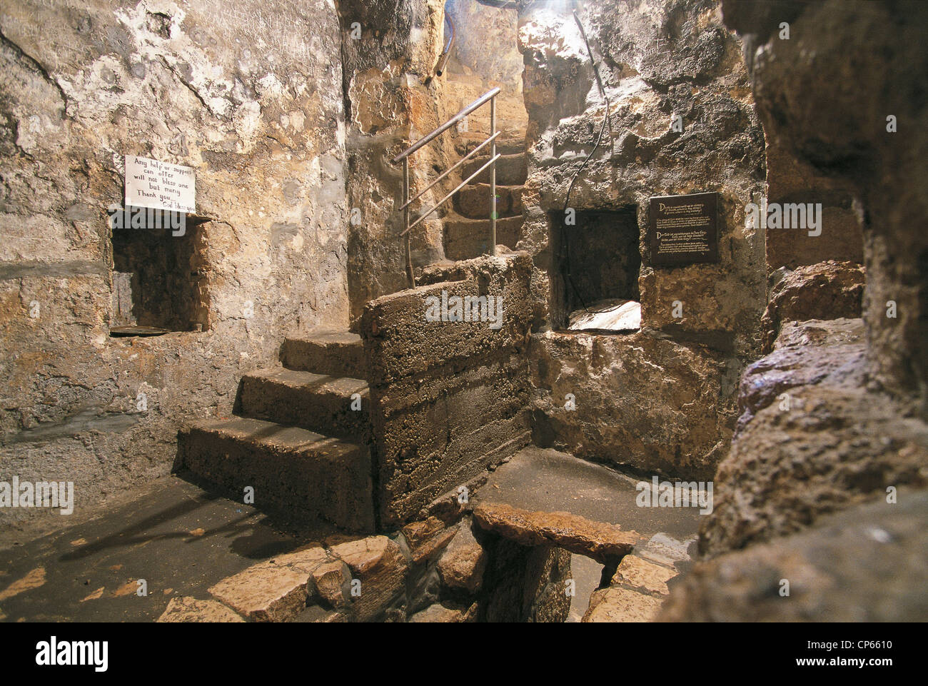 Israel - Jerusalem, Bethania. The Tomb of Lazarus. Stock Photo