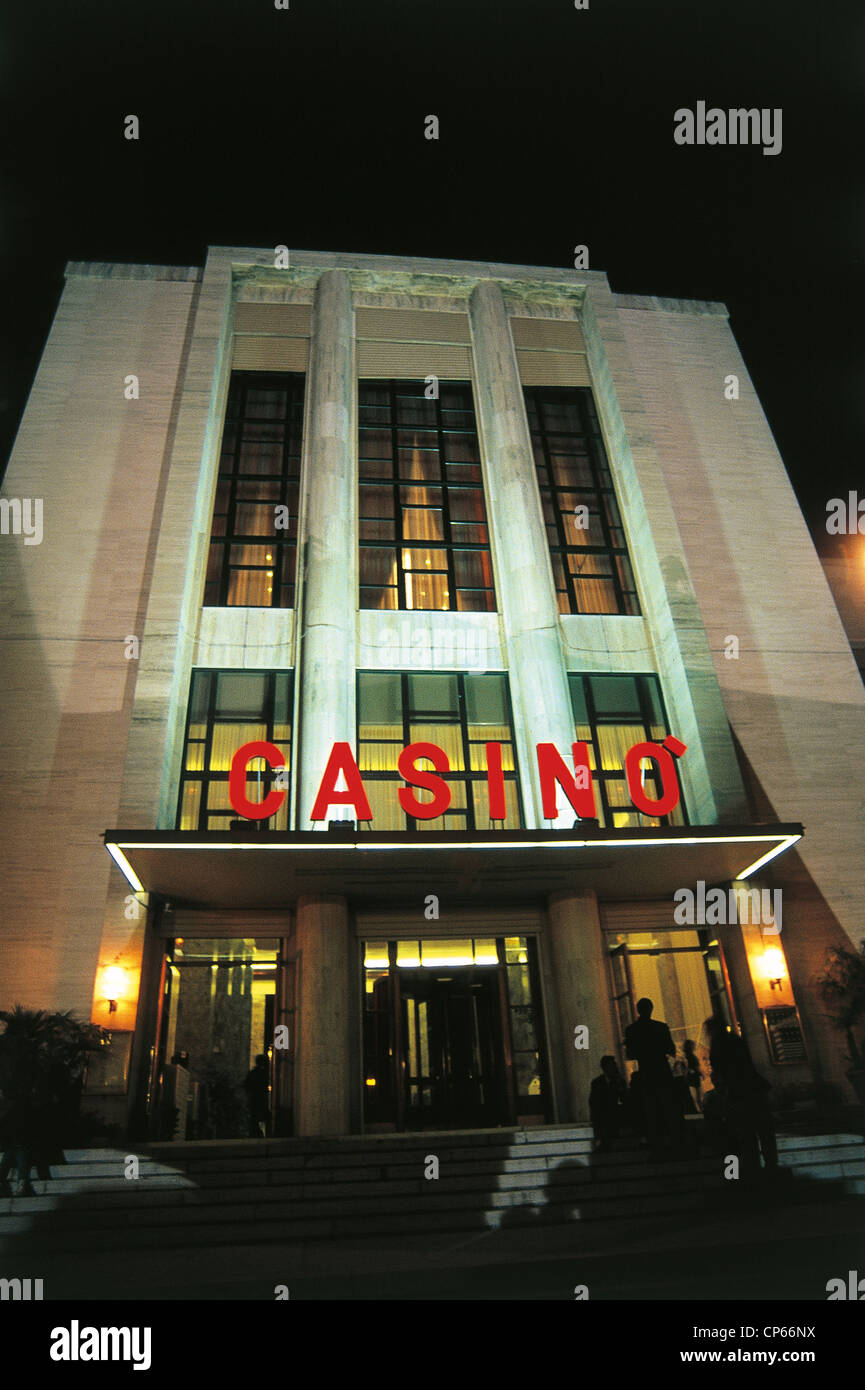 Veneto Venice Lido Palace Casino ' Stock Photo