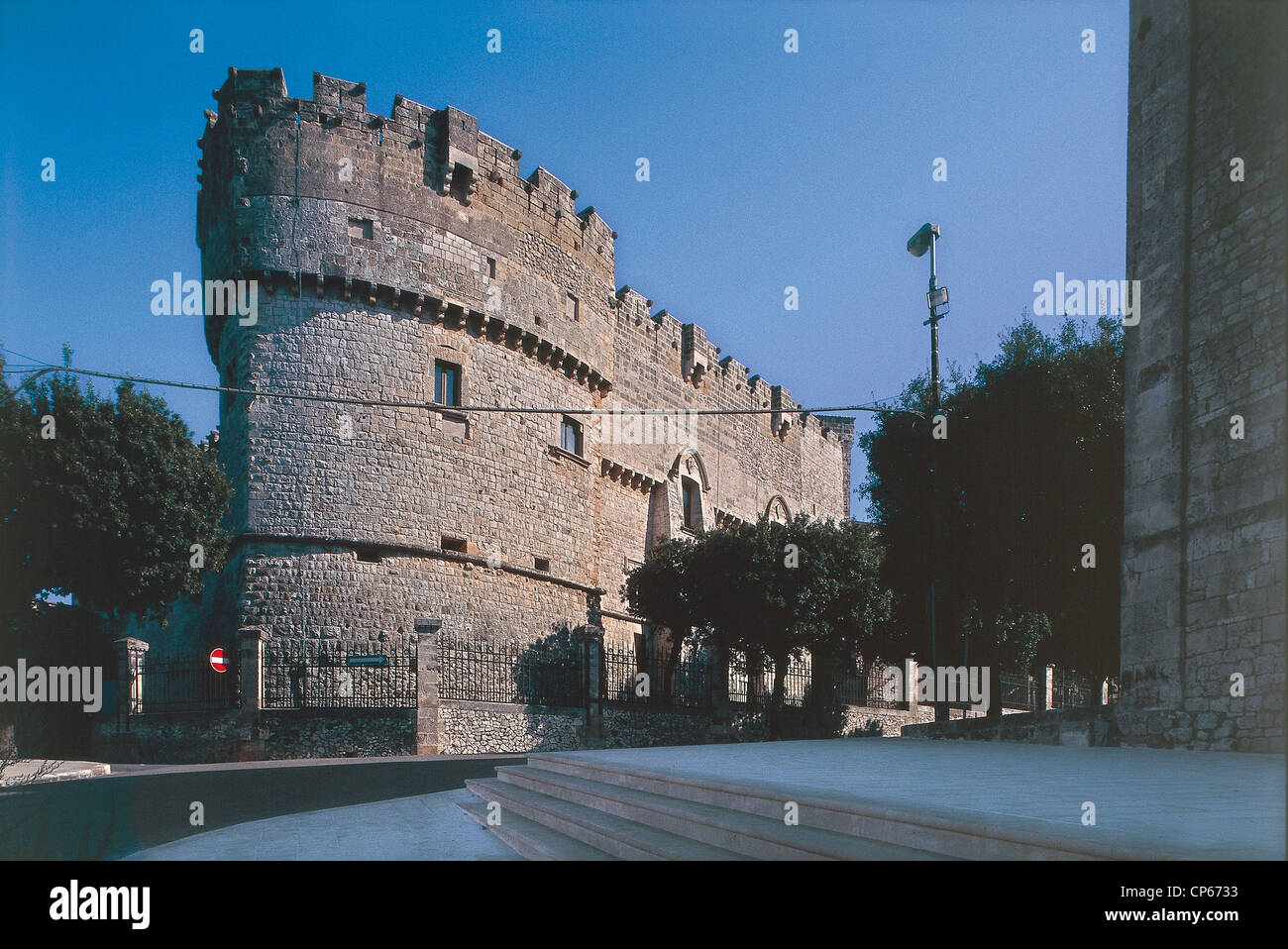 Puglia - Carovigno (Br). The Castle. Stock Photo