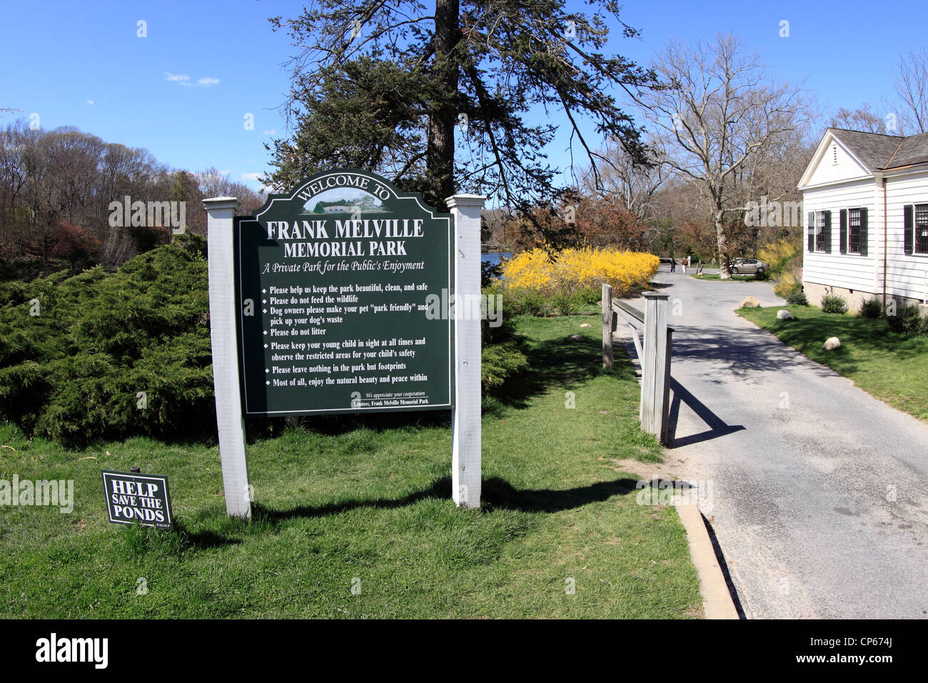 Melville Memorial Park Setauket Long Island NY Stock Photo Alamy