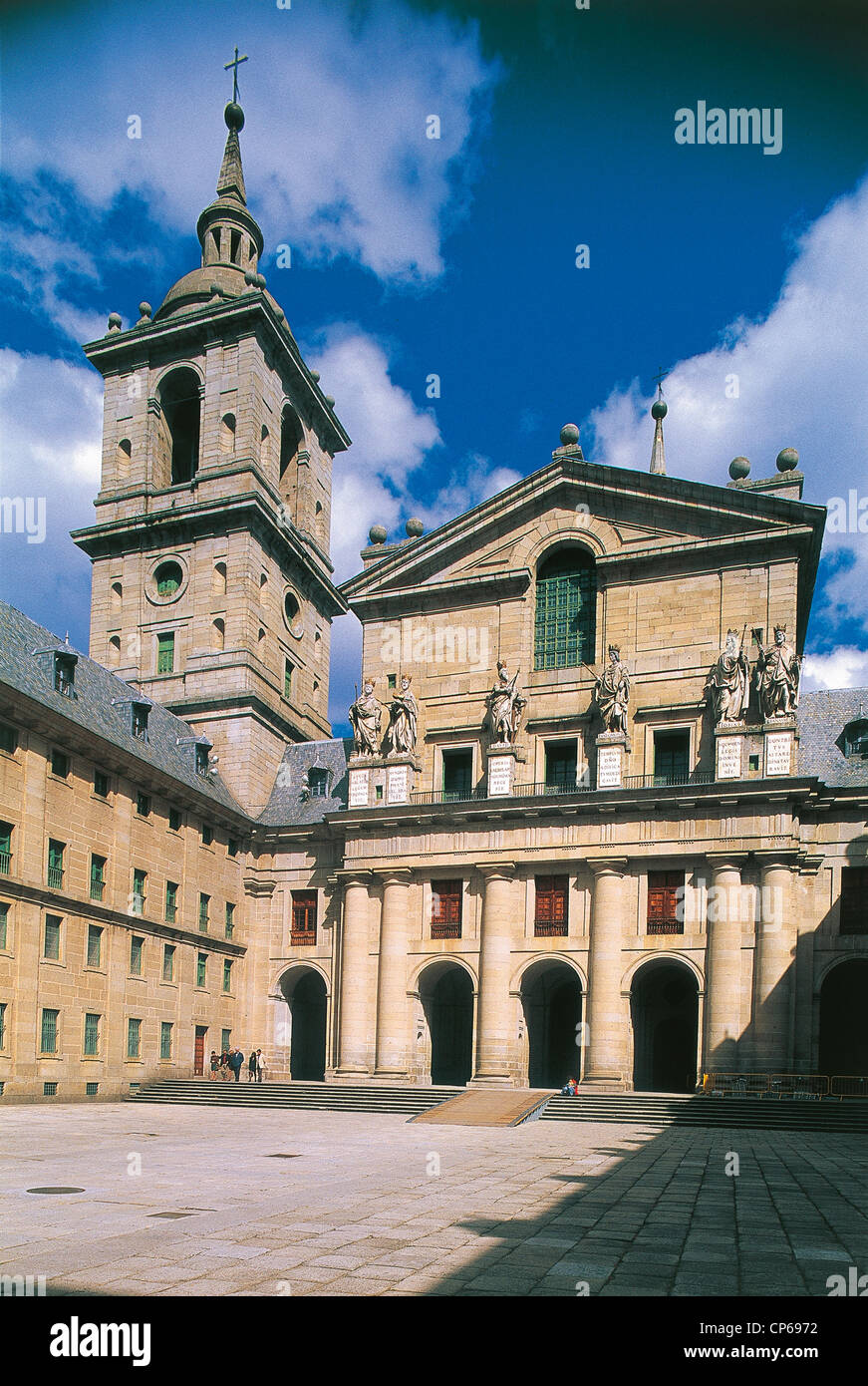 SPAIN MADRID EL ESCORIAL Monasterio de San Lorenzo Stock Photo