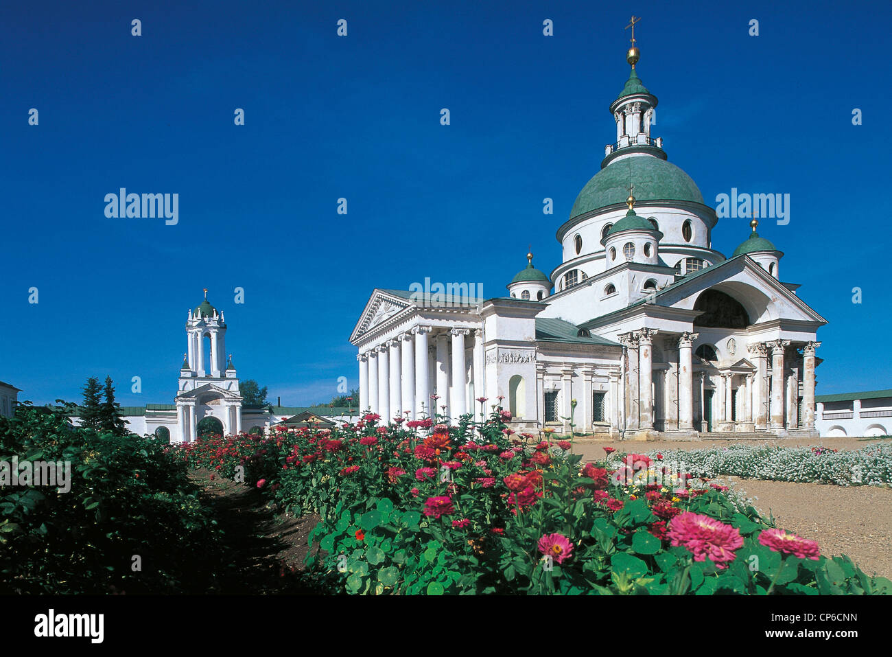 Russia - Golden Ring - Rostov-Veliky - Monastery of Spaso-Yakovlevsky Monastery, Church of St. Demetrius Stock Photo