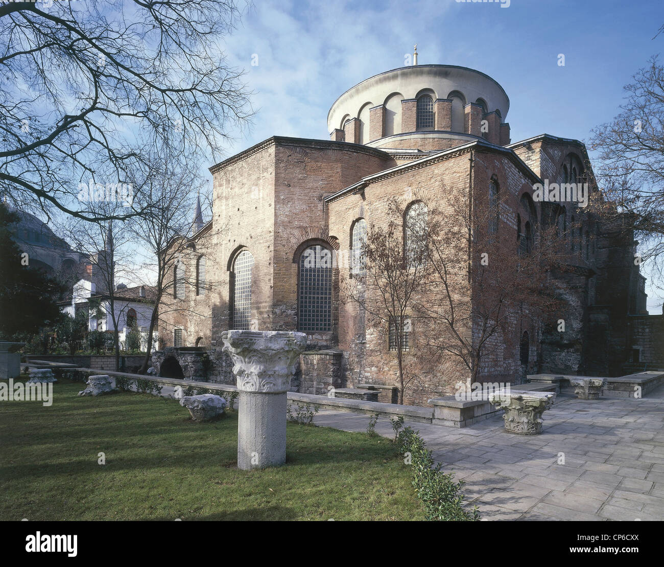 Turkey - Istanbul. Church of St. Irene (Hagia Irene), Byzantine church, VI-VIII century. Stock Photo