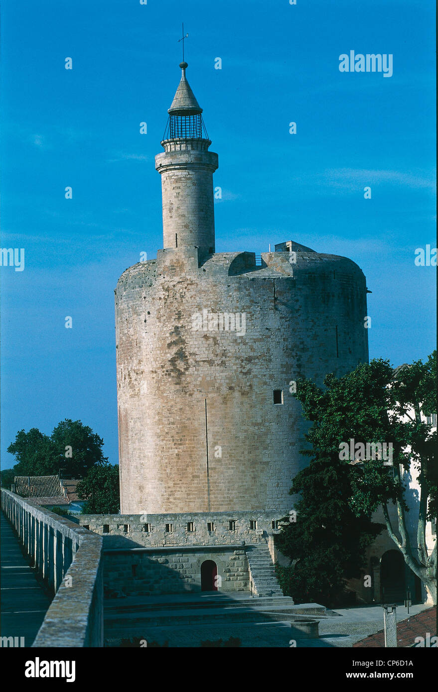 France - Languedoc Roussillon - Aigues-Mortes, Constance Tower, 1249 Stock Photo
