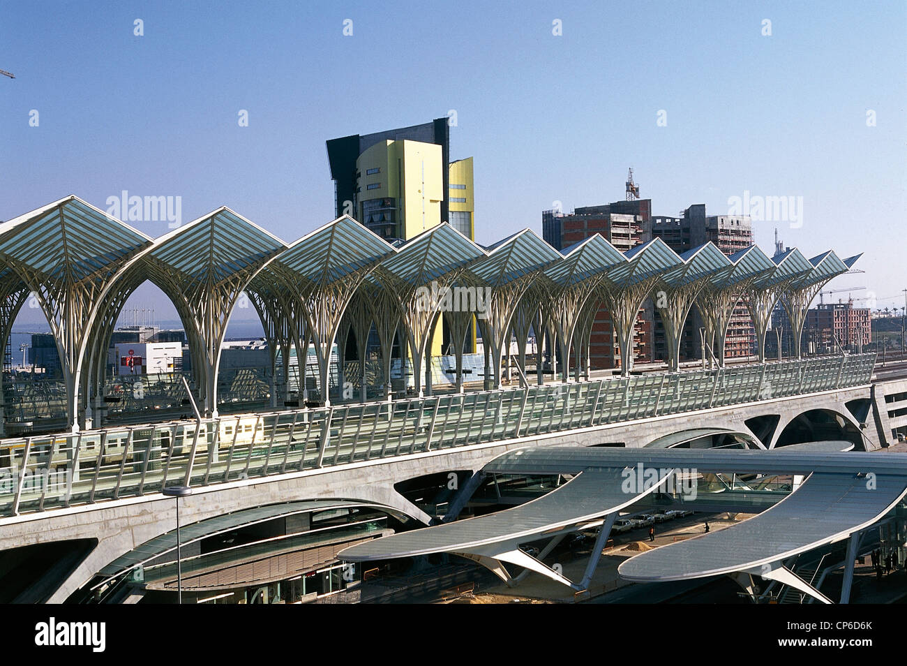 Portugal - Lisbon - Expo '98. Oriente station, architect Santiago Calatrava. Stock Photo
