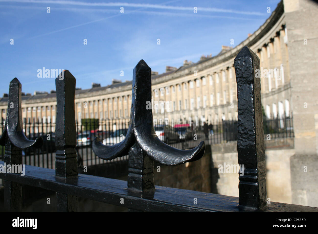 Norfolk Crescent in the City of Bath, Somerset, UK Stock Photo