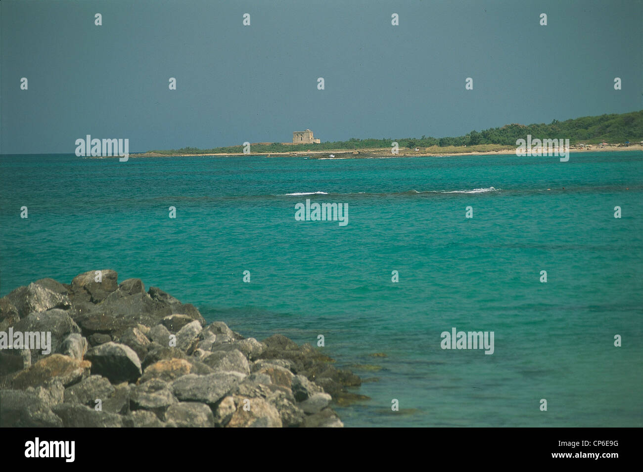 Puglia - Marine Nature Reserve of Torre Guaceto (BR). Punta Penna Stock Photo