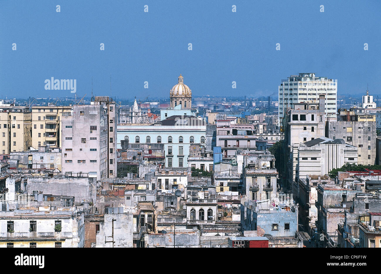 Cuba - Havana - Habana Vieja. View of the city '. Stock Photo