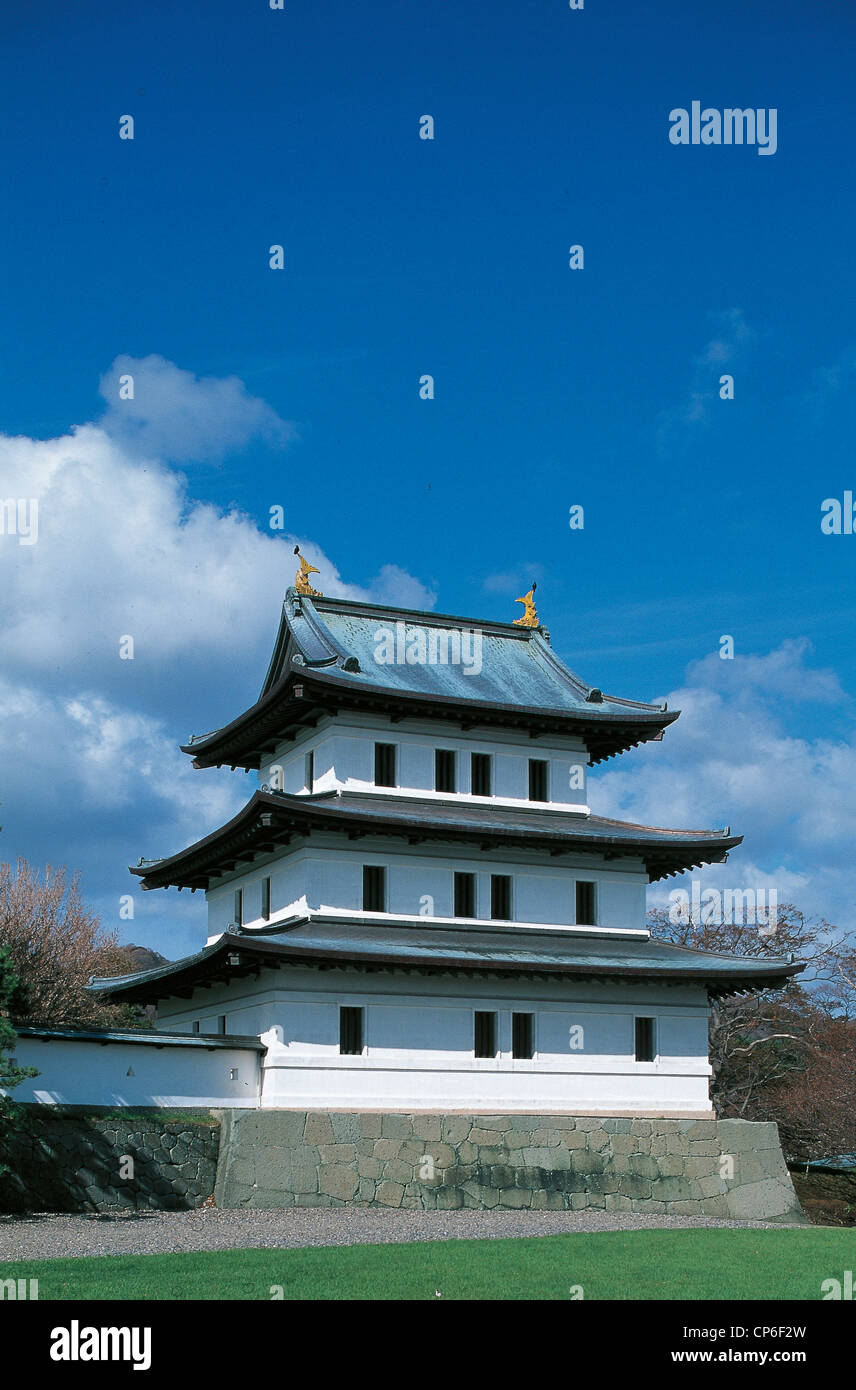 Japan Hokkaido. Matsumae, the Castle (Matsumaejo