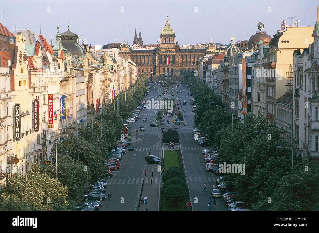 Czech Republic Prague Wenceslas Square Vaclavske Namesti Stock Photo Alamy
