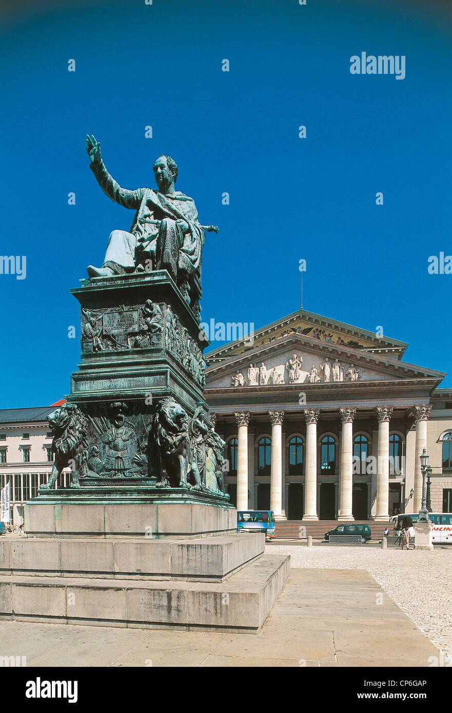 Monument of king maximilian munich hires stock photography and images