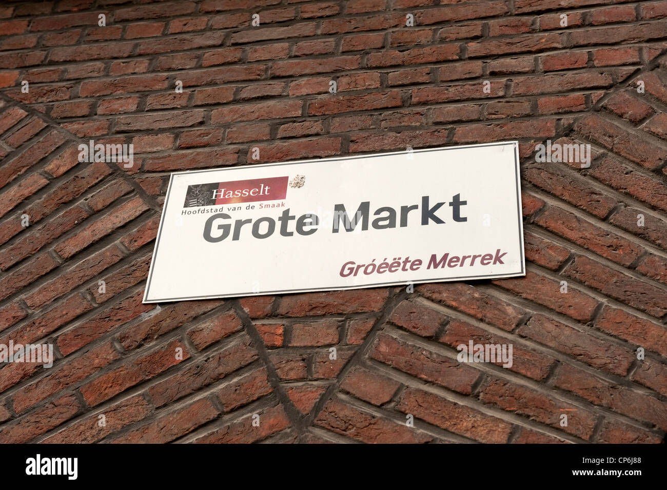 Grote Markt Hasselt Belgium Europe EU Stock Photo