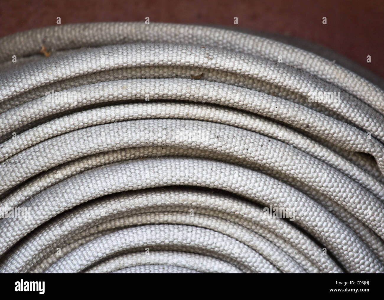 old fire hose Stock Photo