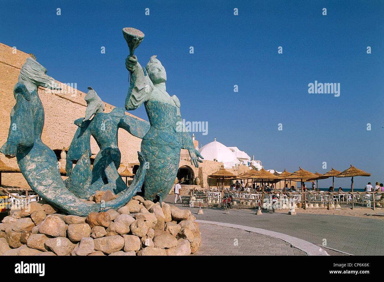 Tunisia Nabeul Governorate (Wilayat Nabul) Hammamet, statue of