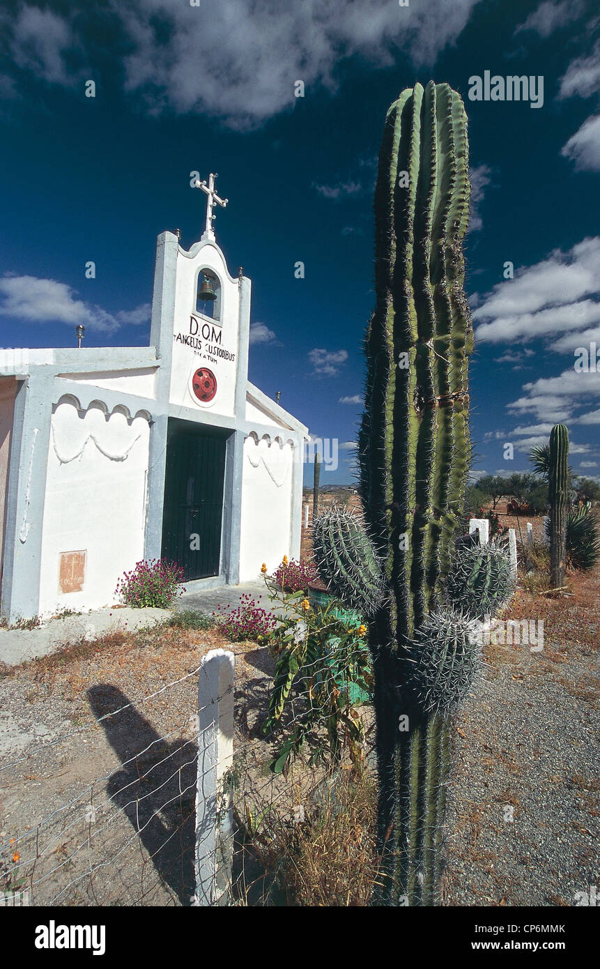Mexico - Baja California Sur - El Ciel - Church Stock Photo