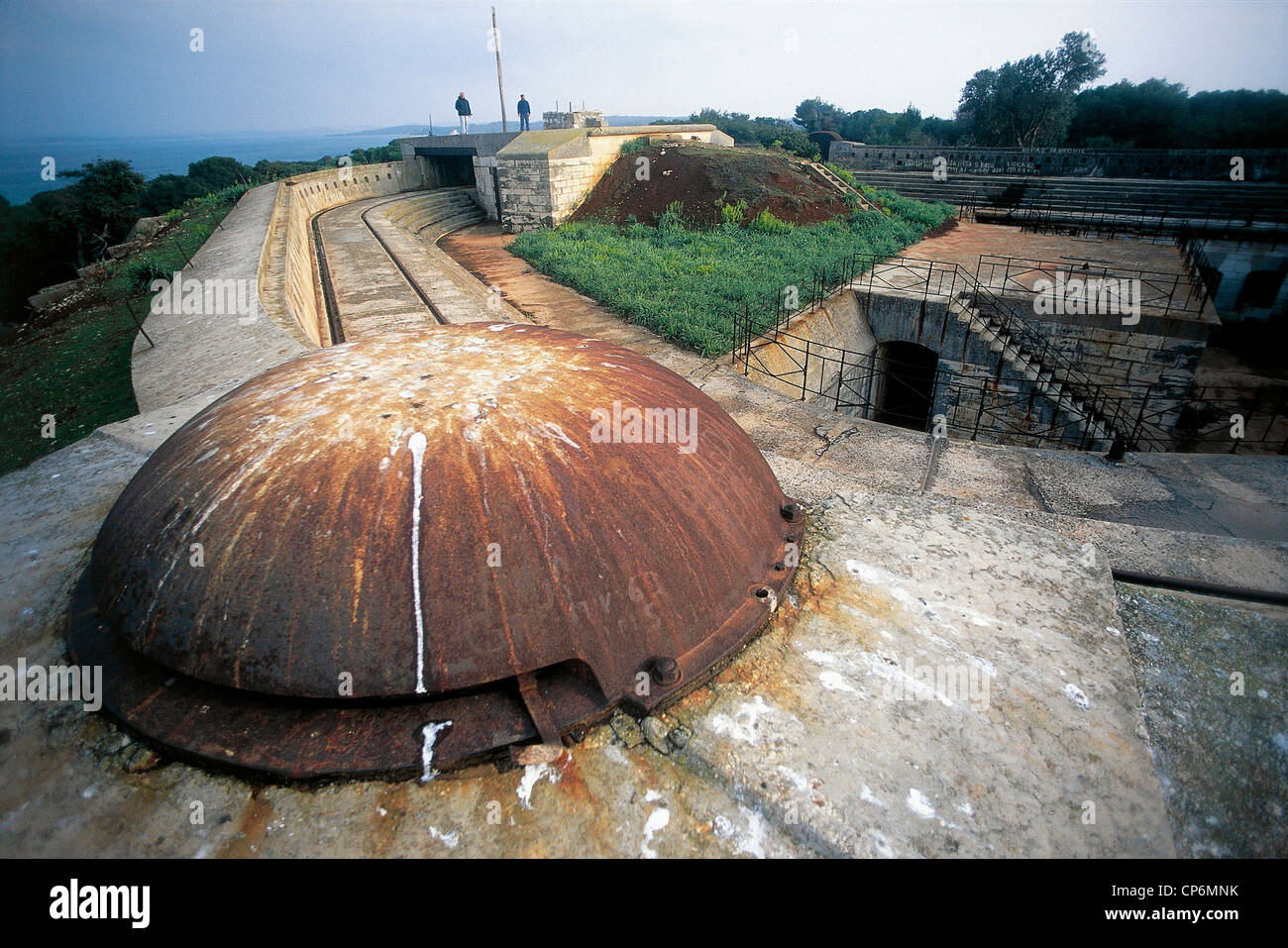 Croatia - Brijuni - Brioni Islands National Park - Fort Austrian Stock Photo