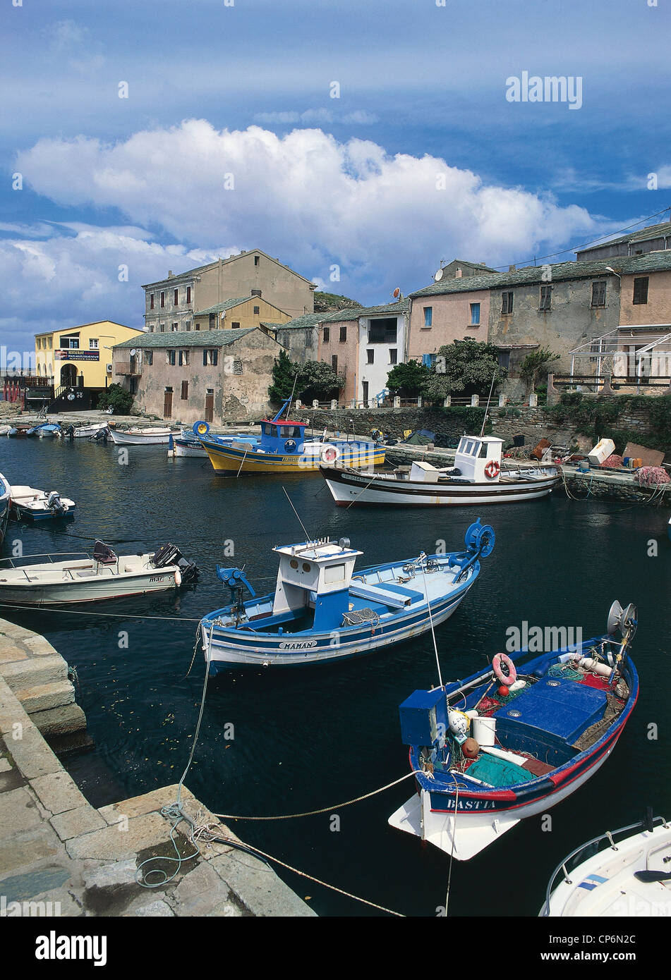 France - Corsica - Haute Corse - Centuri. The port Stock Photo