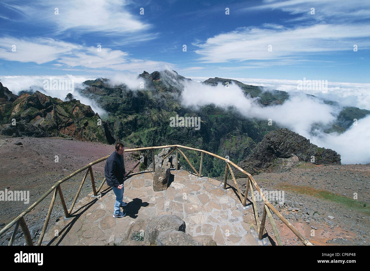Portugal - Archipelago of Madeira - Madeira Island - View from Pico do Areeiro (1,818 m) Stock Photo