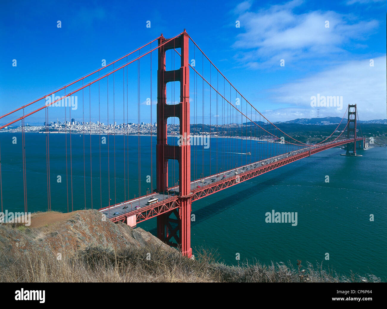 United States of America - California - San Francisco - Golden Gate Bridge (built between 1933 and 1937) Stock Photo