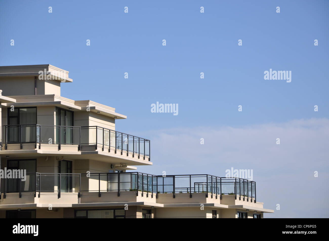 Corner glass balcony hi-res stock photography and images - Alamy