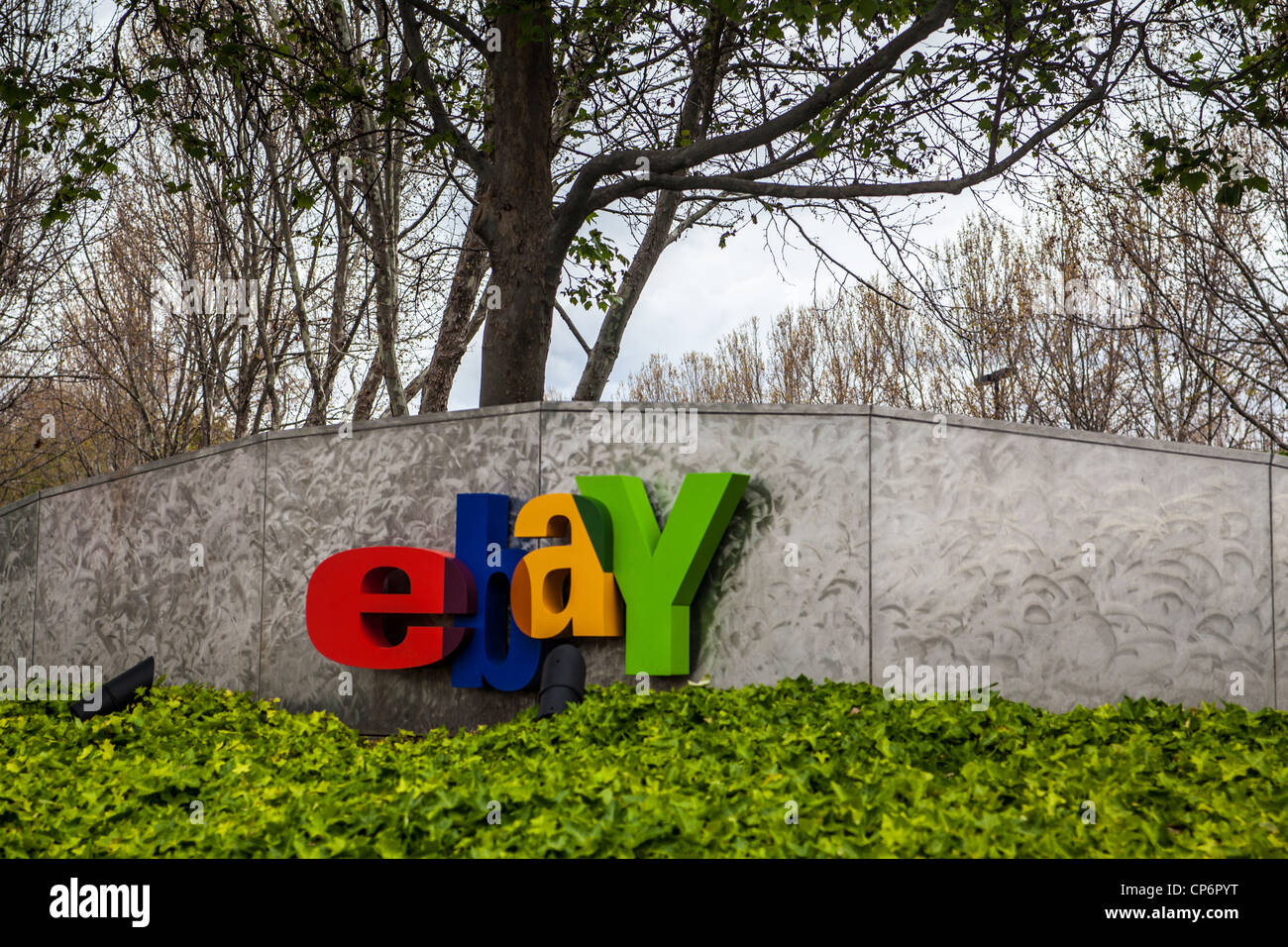 Ebay's offices in San Jose California on North First Street Stock Photo