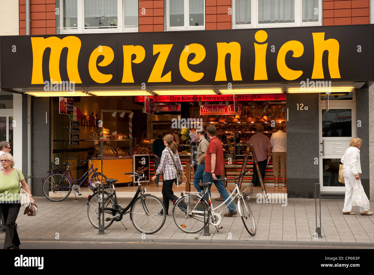 Merzenich shop Rodenkirchen Germany Europe EU Stock Photo