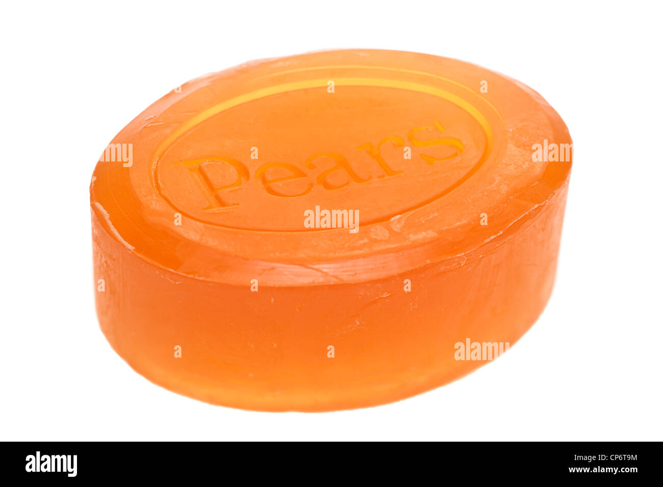 Bar of Pears soap Stock Photo