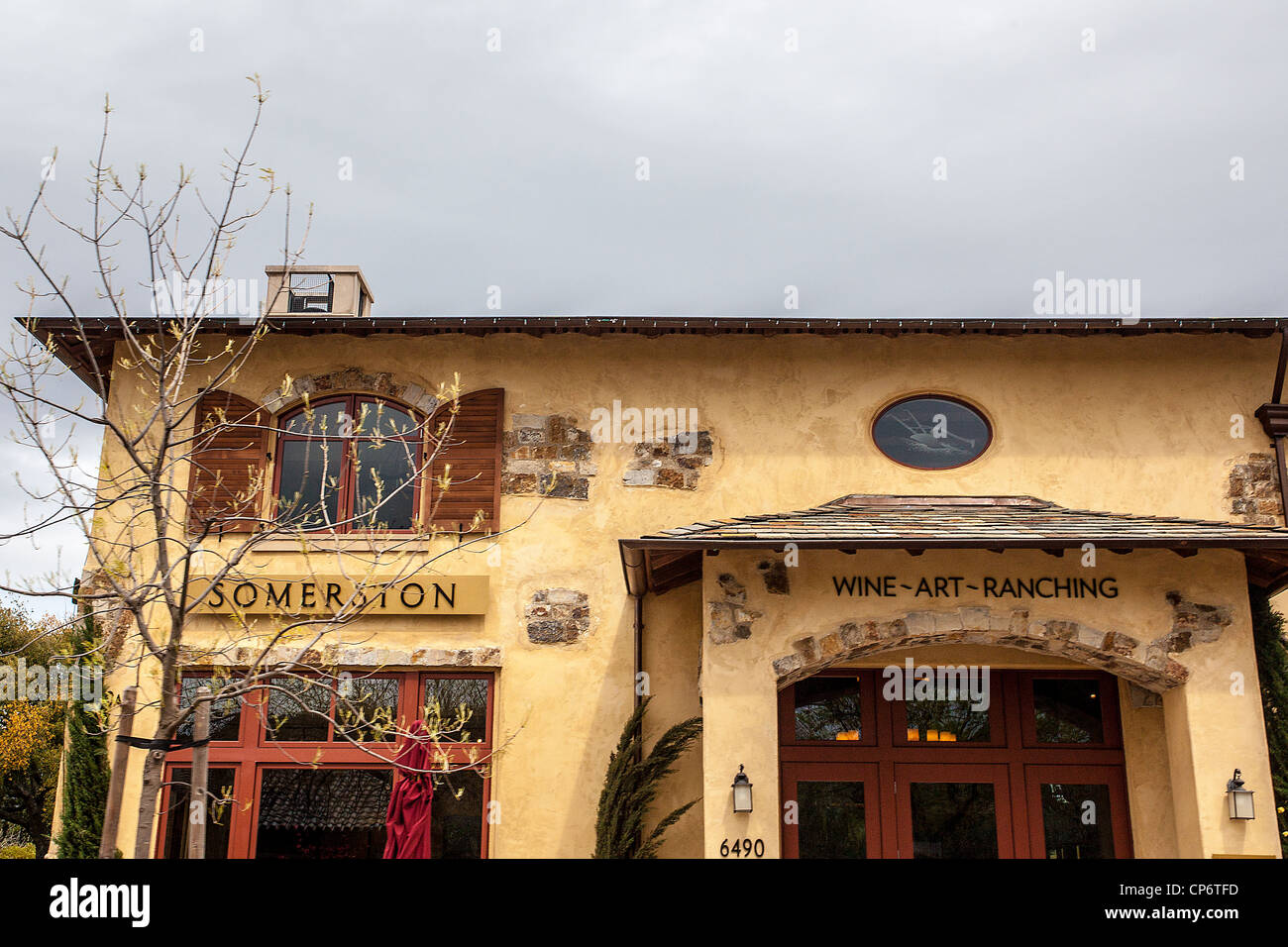 Somerston store in Yountville California Stock Photo Alamy