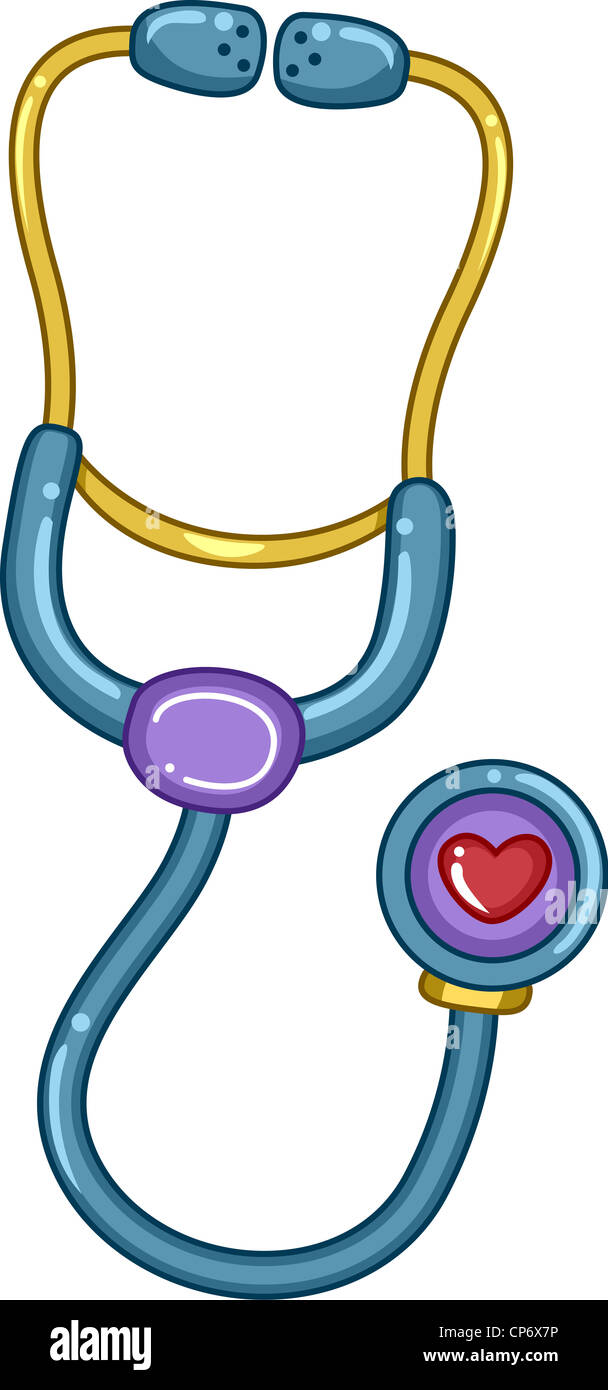 Illustration of a Stethoscope Toy Stock Photo Alamy